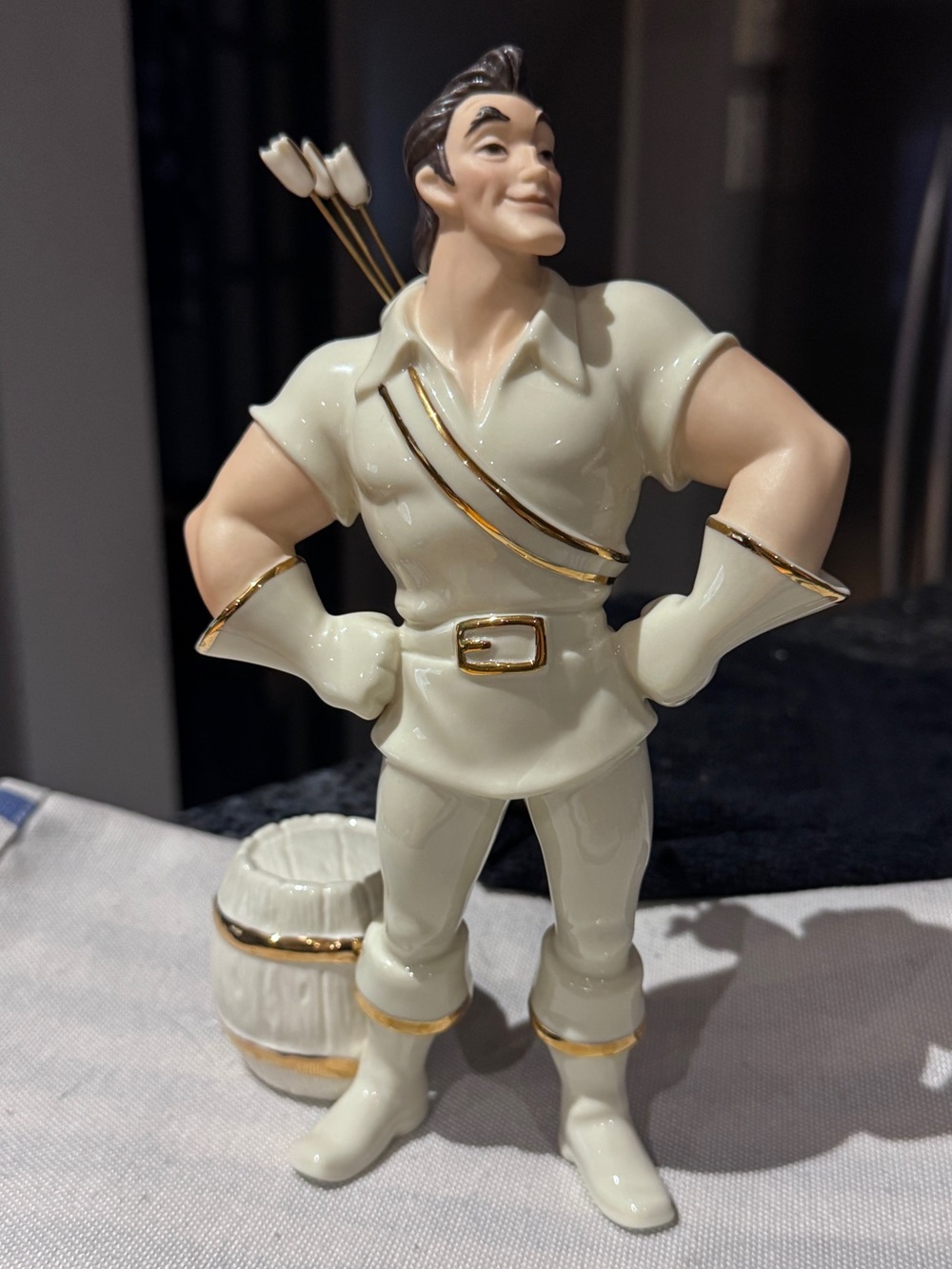 ✨✨Rare Disney Lenox Beauty and the Beast “Gaston” Fine Porcelain Figurine ✨✨